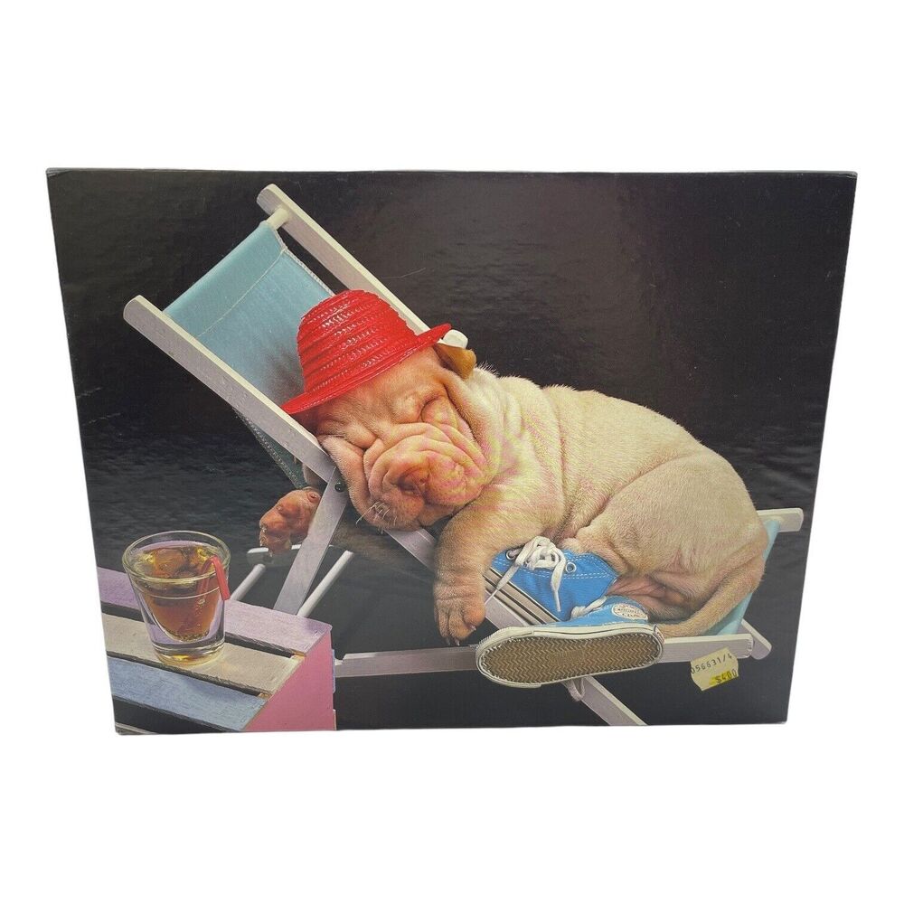 Vtg 1988 Great American Puzzle Factory “Yuppie Puppie” Jigsaw Puzzle #903PP NOS